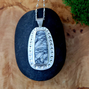 Pendant - Utah Marble/Sterling