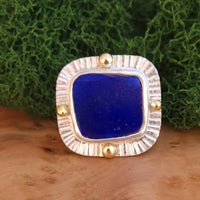 Ring - Statement - Lapis Lazuli/Sterling/14k Gold
